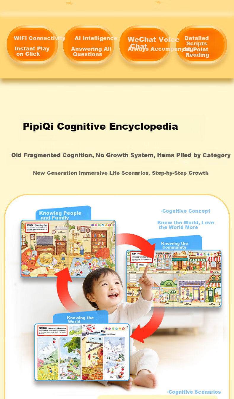 PIYO PEN Chick Ball Reading Pen Early Childhood Bilingual Enlightenment Interactive Game Children's Day Gift 2