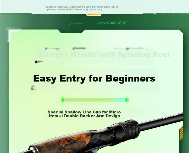 Witcher 2.28m Straight Handle Shadow ML Versatile Lure Fishing Rod Long Cast Bass Pike Fishing Pole Tackle 17