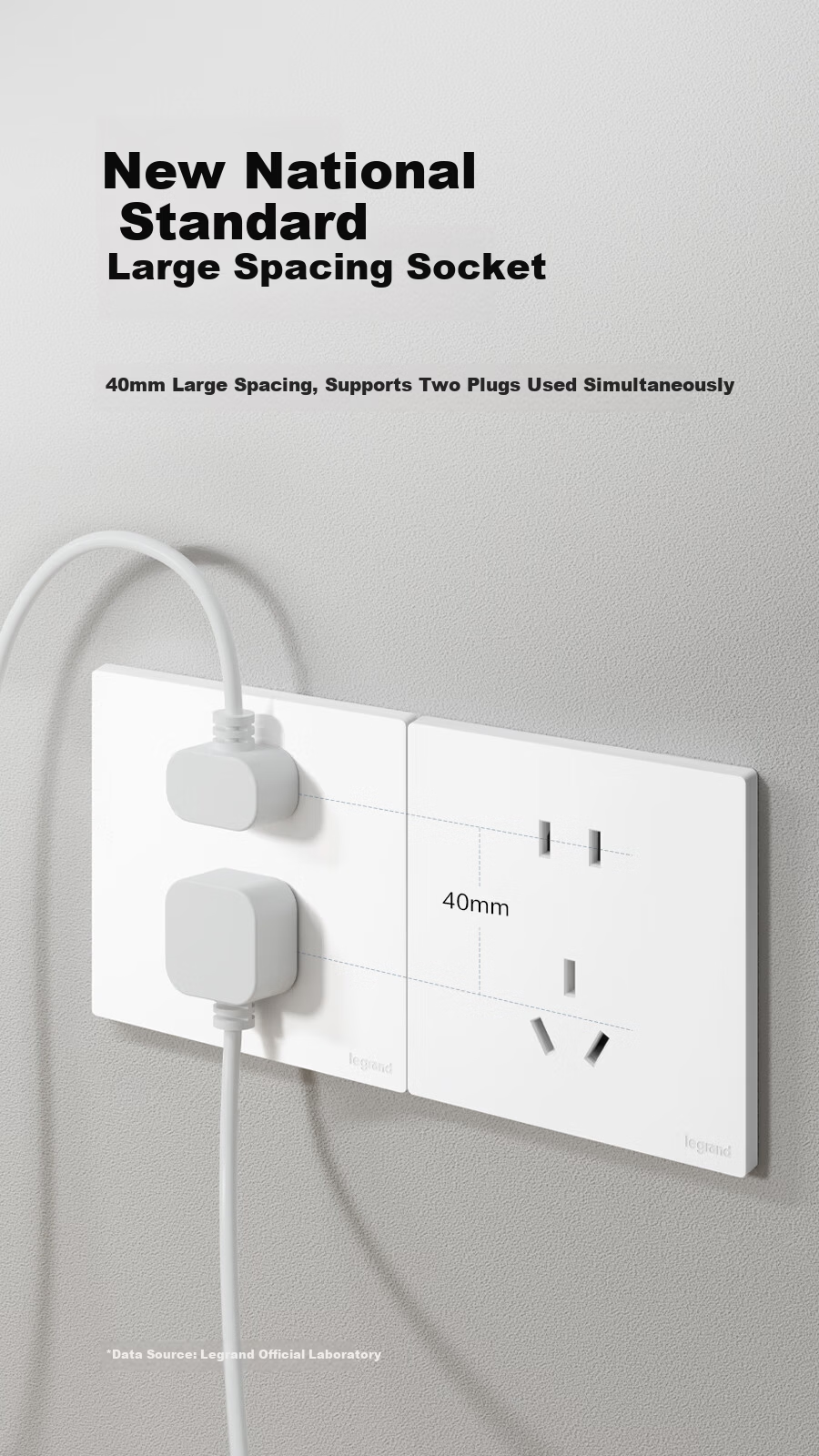 LEGRAND Switch Socket Panel Veya Series Ceramic White 86 Type Flush Mounted 10A Three-Hole 4