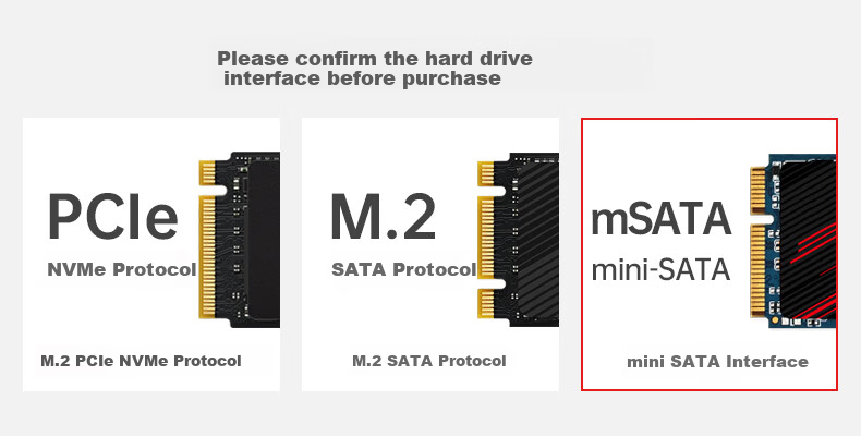GEIL, Jinbang, 1TB SSD Solid State Drive, mSATA, for Desktop And Laptop, High-Speed 500MB/S, M3P Series 1