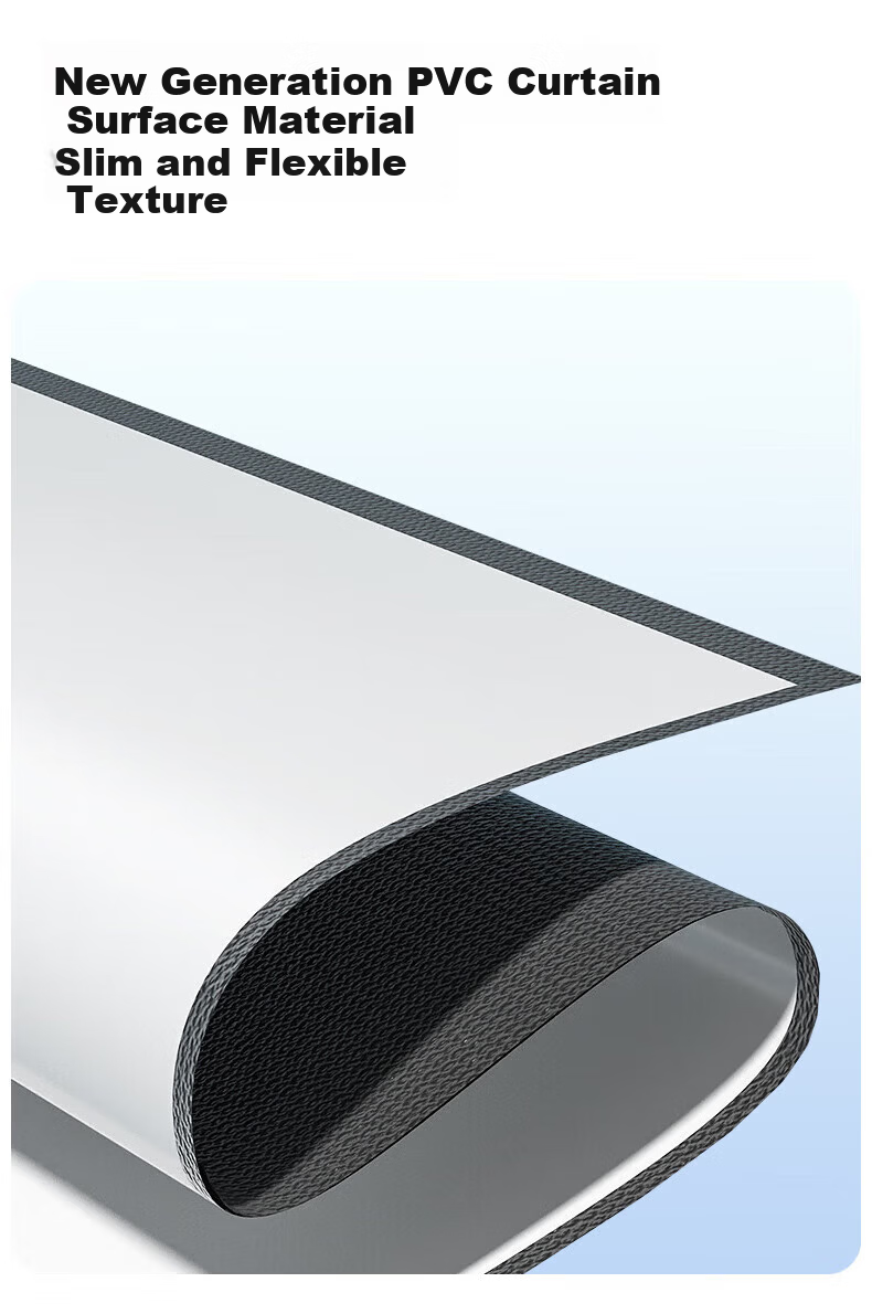 ASKE Projection Screen 100-inch High Gain Thickened White Plastic Stand No-Drill Wall-Mount Dual Use Supports 4K HD 3D Projection 16:9 Adjustable 178° Wide Angle Portable Office 21