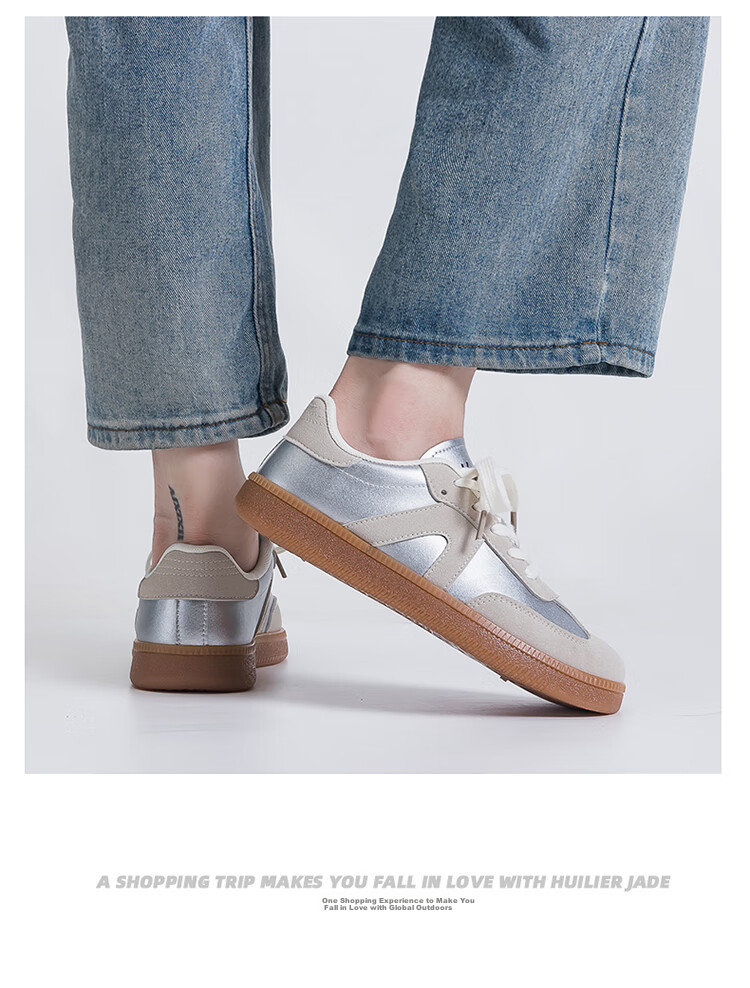 Global Blue Vintage German Trainer Women 2026 New Spring Summer Versatile High-Value Commuter Shoes 7
