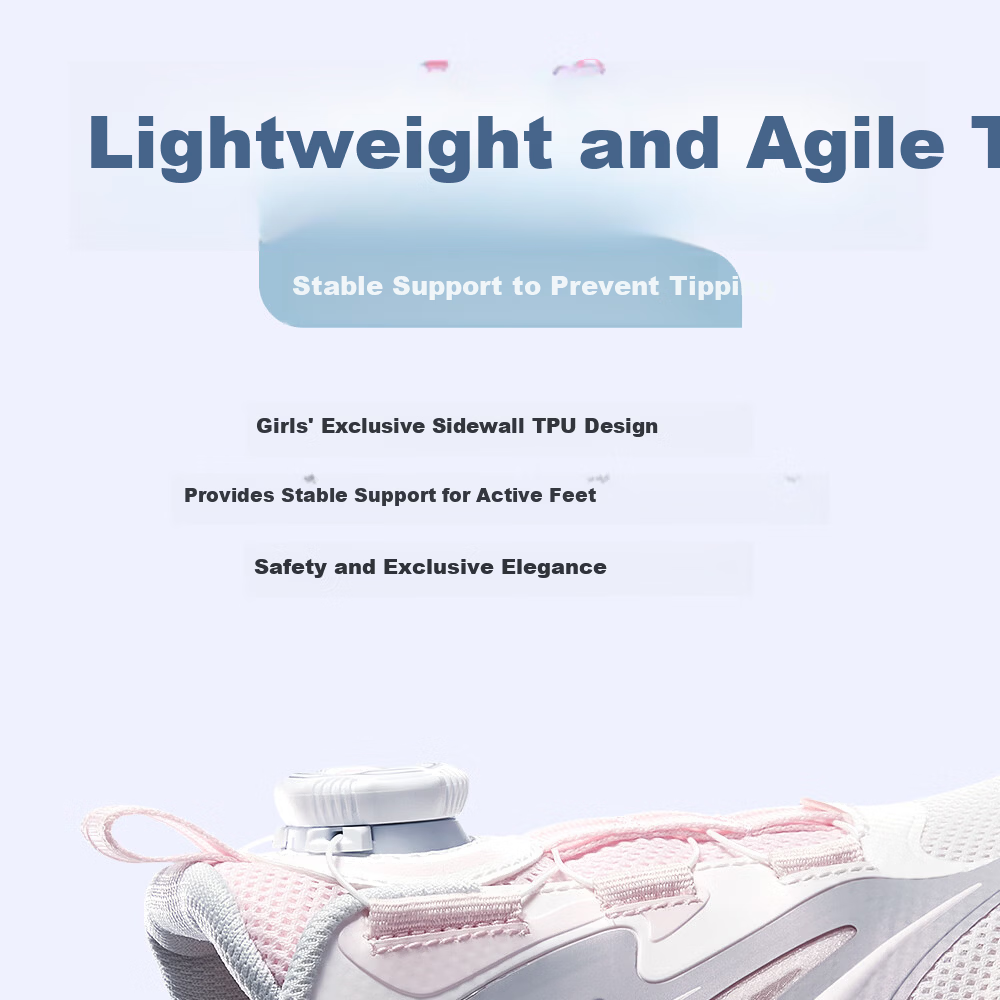 Anta Kids Girls Sports Shoes Big Kids 2026 Summer Breathable Sweet Cool Durable Butterfly Wing Casual Shoes A22628832 12
