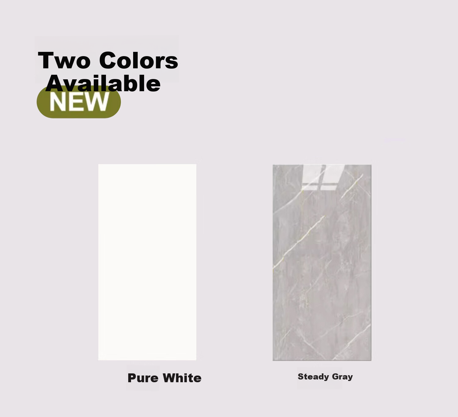 Quanpinwu Imitation Tile Self-Adhesive Waterproof Bathroom Wall Sticker Jazz Gray 5 Pieces 16