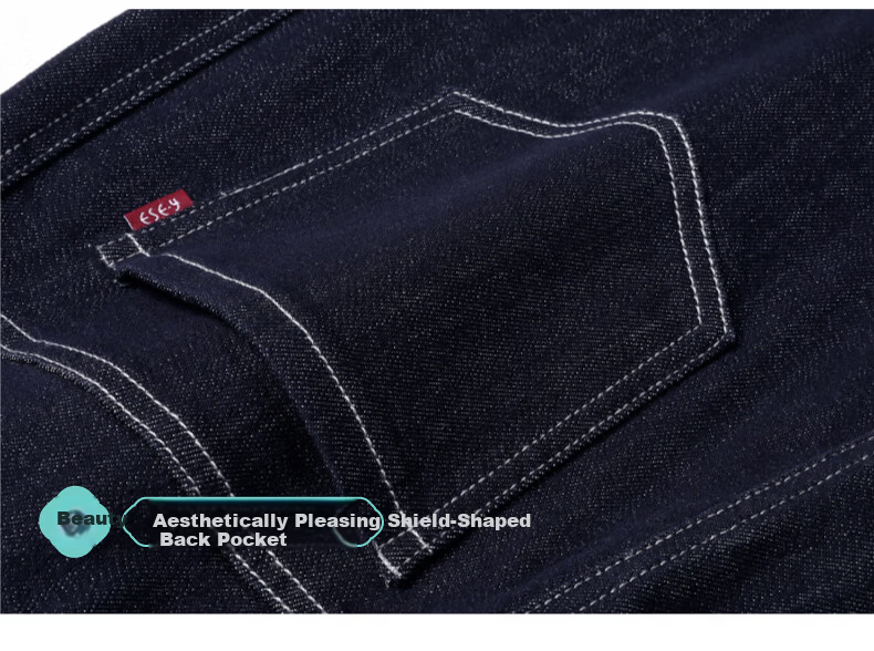 ESE-Y Women's Straight-Leg Denim Jeans 2026 Spring New Slimming Wide-Leg Pants Black Gold 26 11
