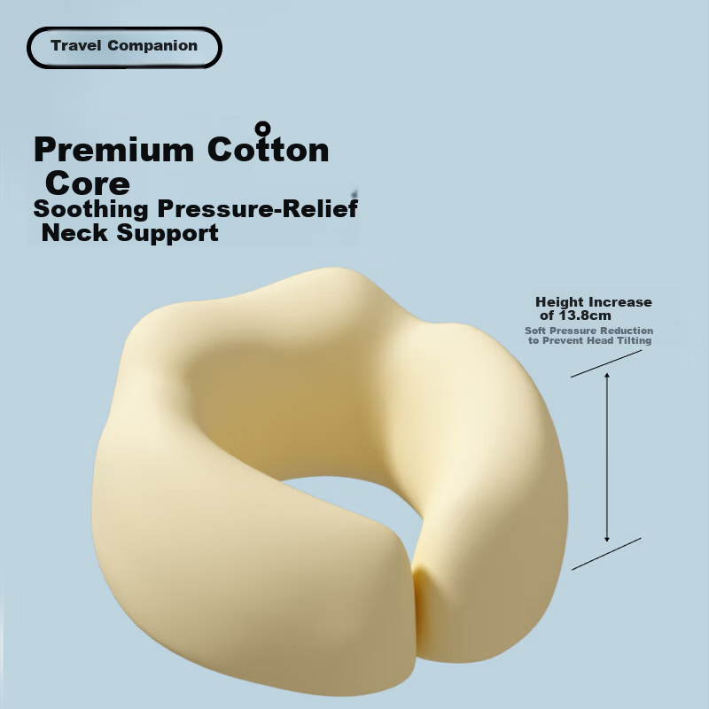 40,000 Kilometers U-Shaped Memory Foam Neck Pillow Travel Sleep Nap Airplane Neck Support Cushion