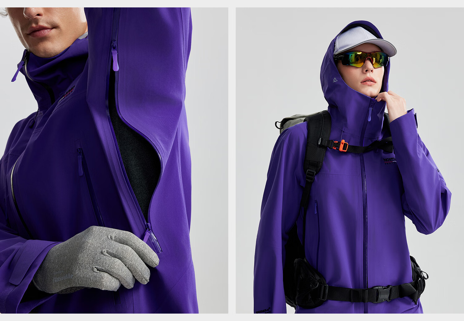 NORTHLAND 【Gale】3L Hard Shell Waterproof Windproof Hiking Mountaineering Jacket Unisex Outdoor Shell Jacket 15