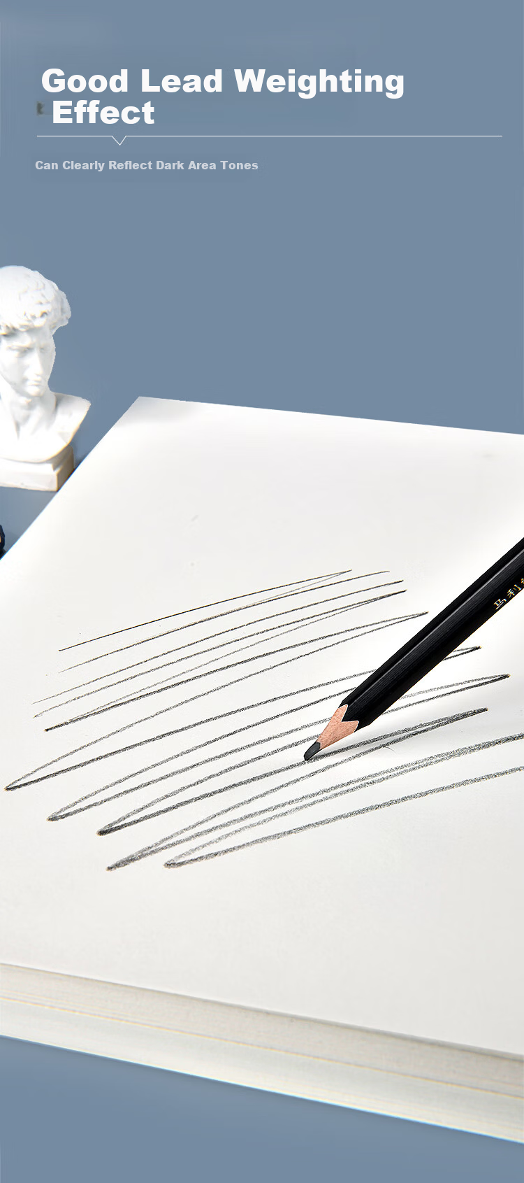 Dolly Doctor 40 Sheets 8K/150g Thick Sketch Paper Sketchbook Drawing Paper Colored Pencil Paper Hand-drawing Tracing Student Beginner Quick Sketch Pencil Drawing Paper Art Sketch Gift 8