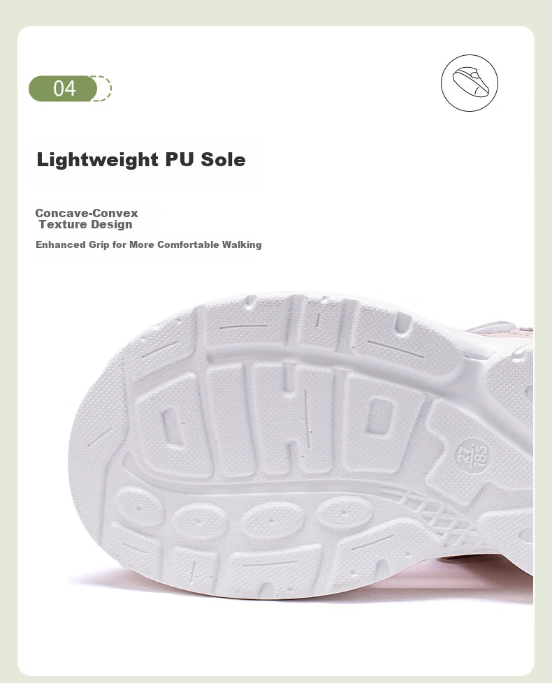 Fulromy Kids Boys and Girls Sandals Children's Beach Shoes Summer Soft Sole Closed Toe Sandals Velcro Sports Casual Shoes Pink Size 36 10