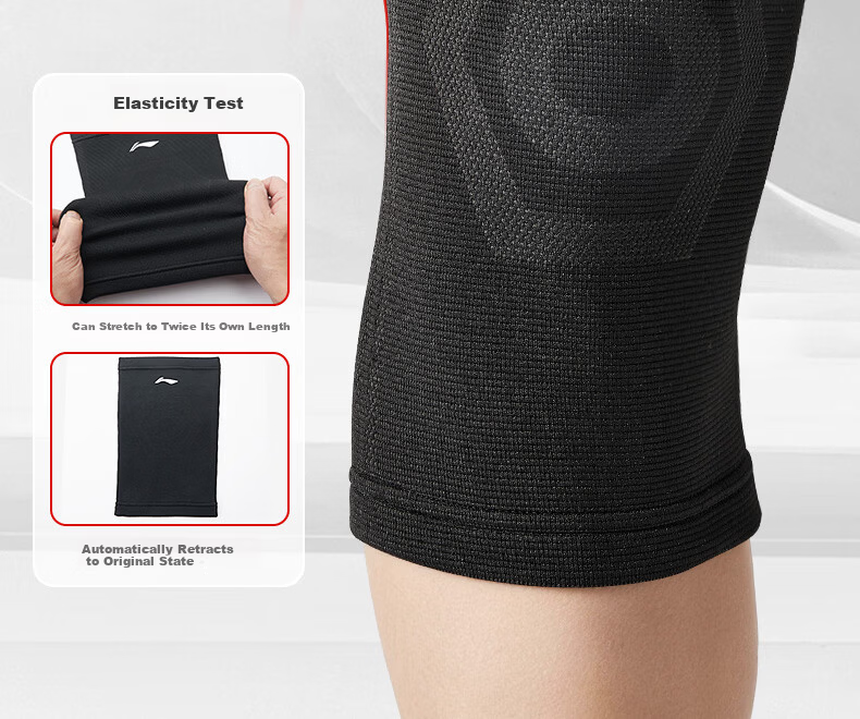 Li-Ning Knee Brace Sports Summer Thin Men Women Running Meniscus Injury Joint Cold Legs Mountaineering Basketball Badminton Special 17