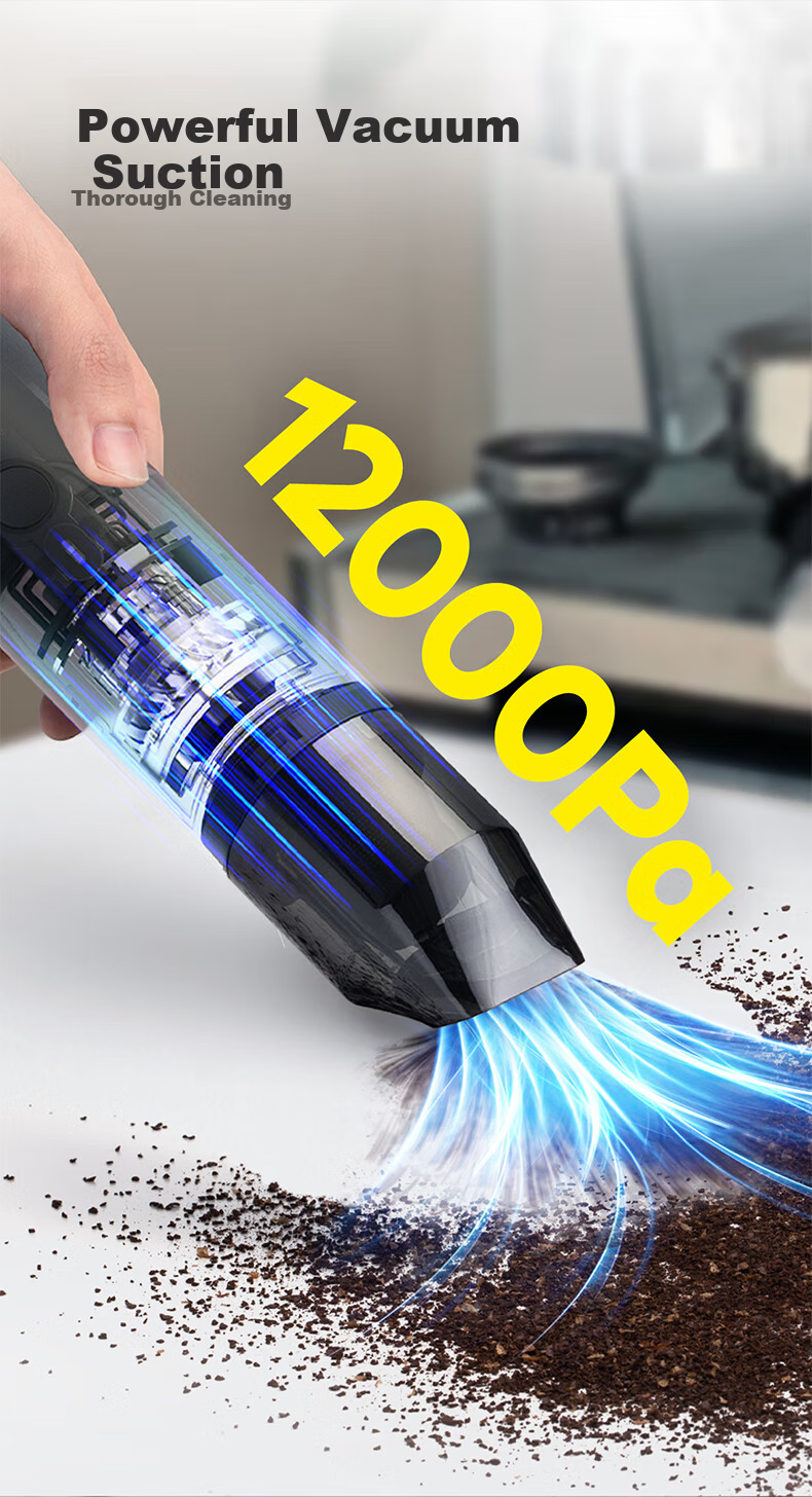 HOTOHOTO Car Vacuum Cleaner Outdoor Wireless Handheld Car Desktop Keyboard Vacuum Cleaner Car Vacuum and Blower All-in-One 9