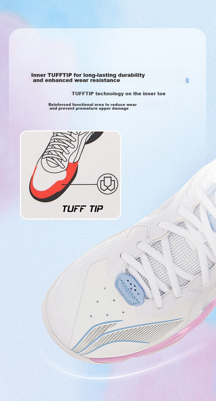 LI-NING Badminton Shoes Chameleon VI Lite Shock Absorption Durable Rebound Sports Shoes Professional Competition Training Men's Shoes 3