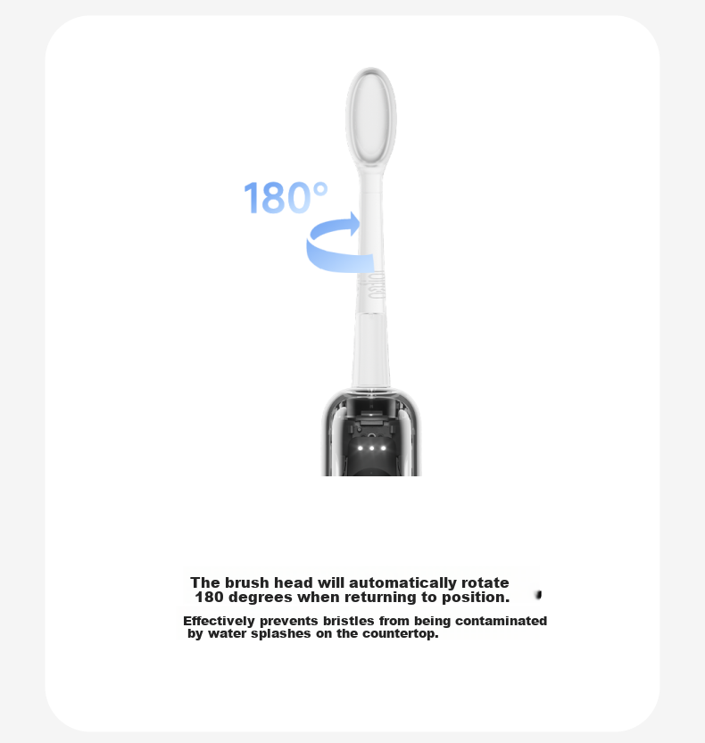 Laifen Second Generation Electric Sonic Toothbrush i2 ABS Model Deep Cleaning Gum Care Adult Toothbrush Upgraded Light Gray Couples Birthday Gift for Him/Her 12