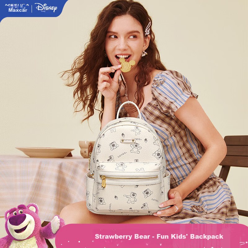 Mascot Disney Cartoon Backpack for Women Large Capacity Commuter Bag Birthday Gift 2026 New Model
