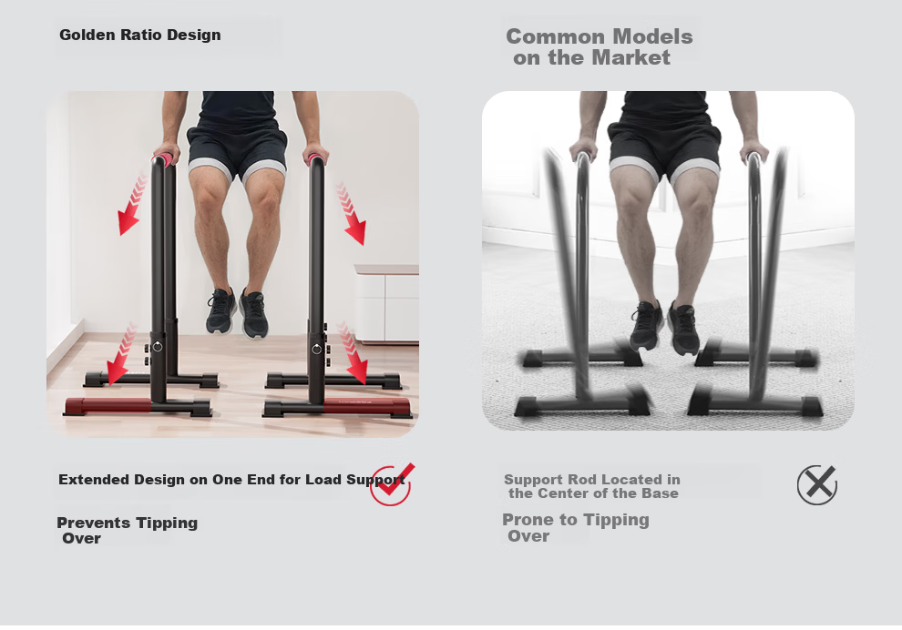 PROIRON Puliai Home Dip Bar Trainer Portable Indoor Single and Parallel Bars Multifunctional Fitness Equipment for Exercise 9