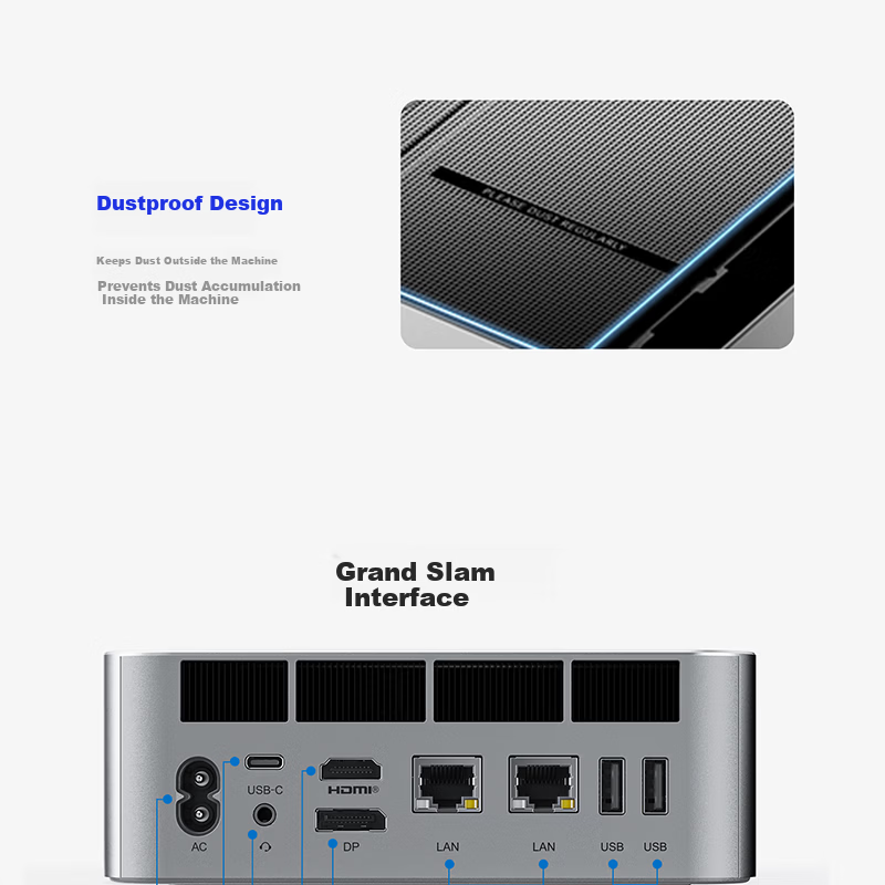 Lingke National Subsidy 15% GTi15Ultra Core Ultra9 285H AI PC Gaming Office Design Mini Desktop Local Deployment Deepseek 32GB/1TB 19
