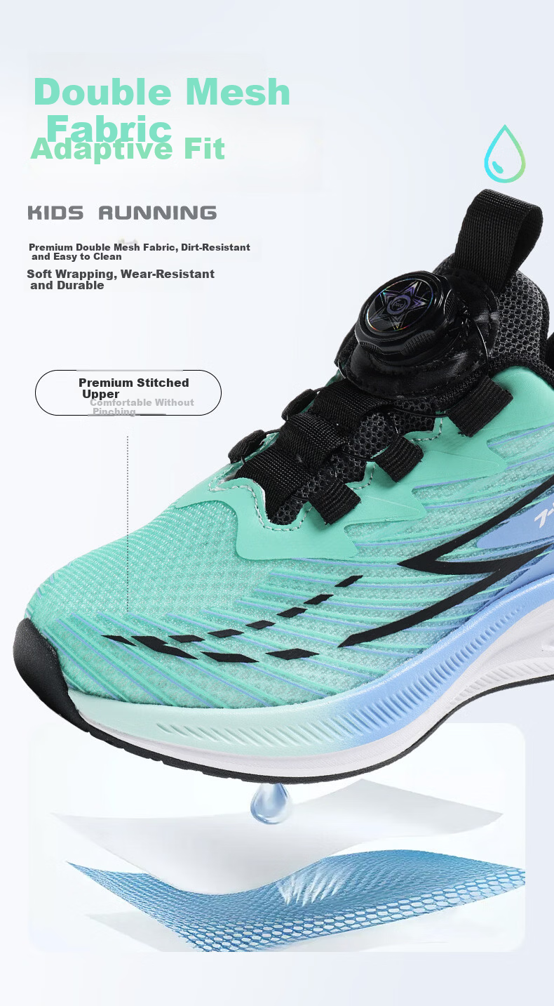 7-PE Boys' Sports Shoes 2026 Spring Autumn New Breathable Mesh Youth Training Cushioning Running Shoes Carbon Plate Running Shoes 4