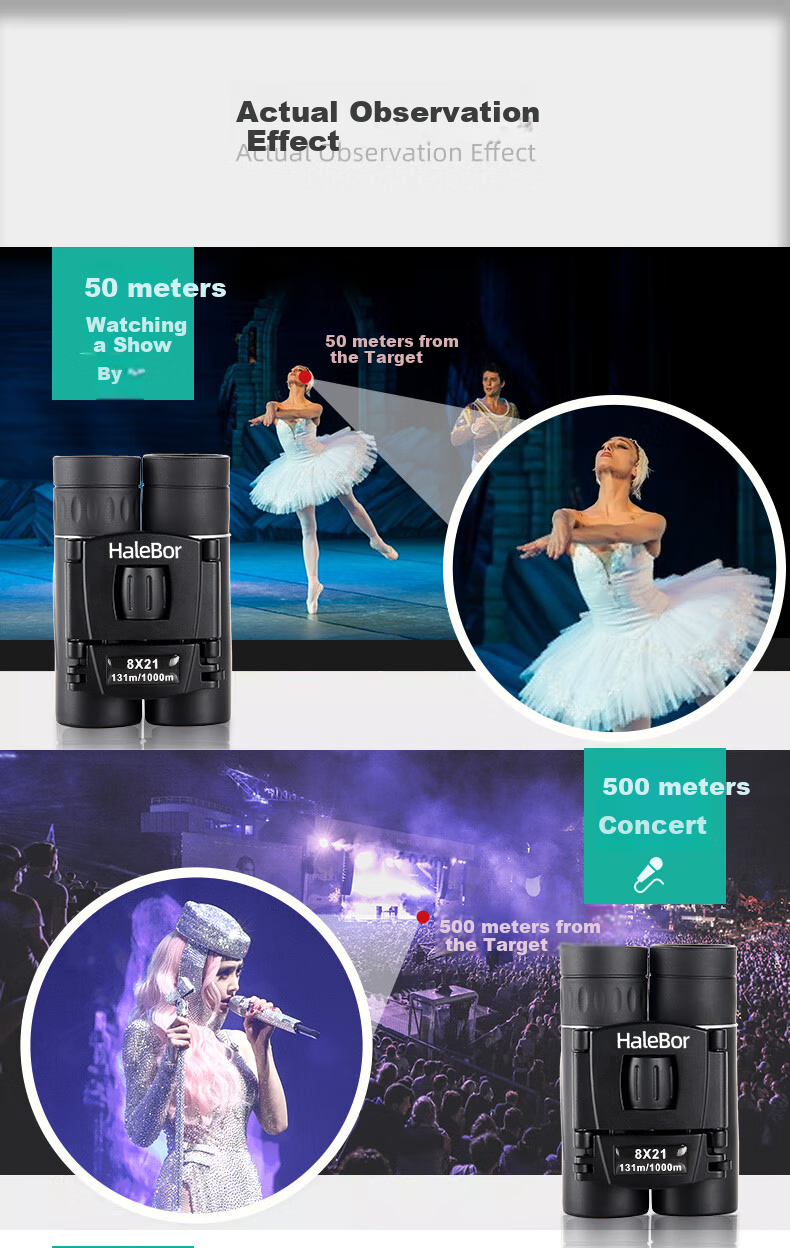 Hailunboer Fanpaul 10X22 High-Definition High-Power Concert Binoculars 1
