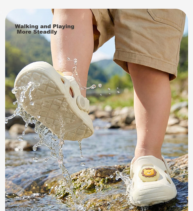 Mutong Baby Boys Summer Essential Oil Protective Clog Cartoon Soft Sole Beach Shoes Girls Wind Violet 150 11