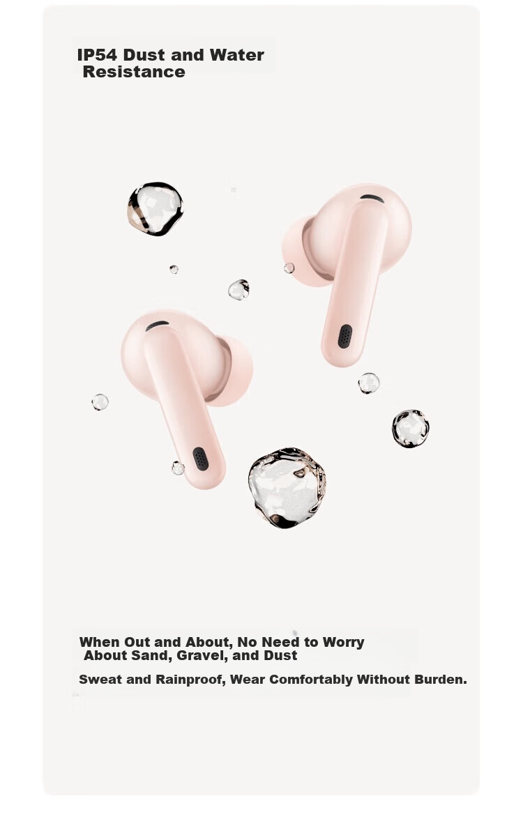 HUAWEI FreeBuds 7i Wireless Bluetooth Noise-Cancelling Earphones Smart Dynamic Noise Cancellation 4.0 Mother-of-Pearl White (Unit: Piece) 34