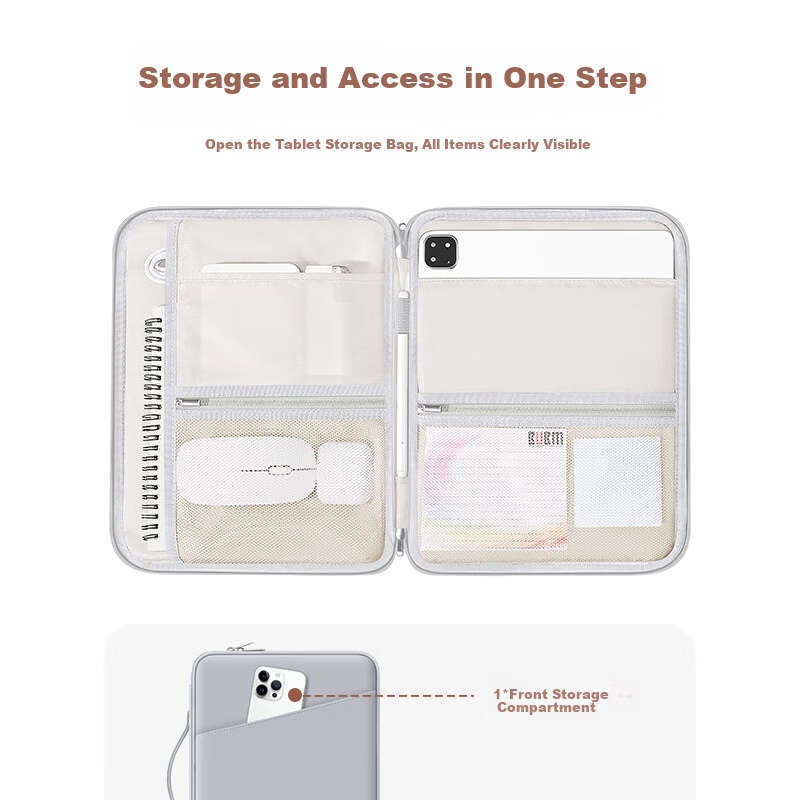 Biyoumei Tablet Inner Sleeve Case for Huawei Apple iPad Air Keyboard Protective Storage Bag