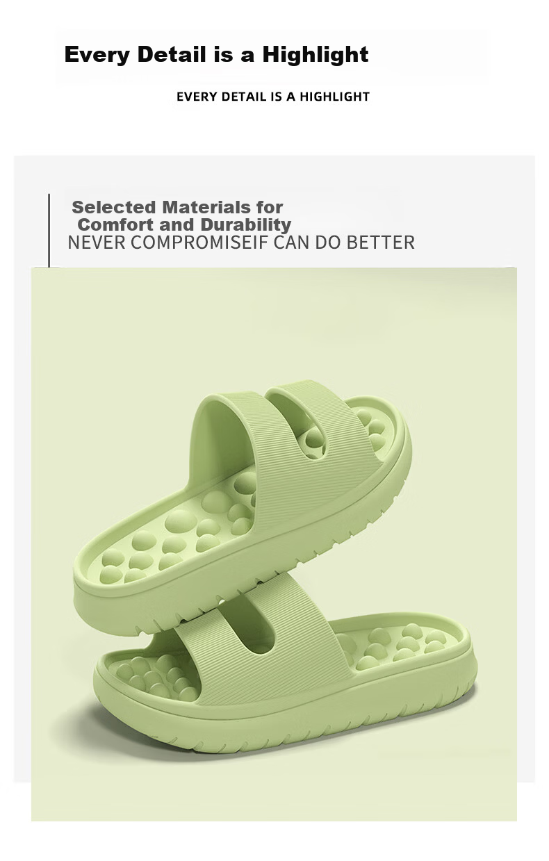 She Enjoy Cooling Slippers Unisex Home Bathroom Hollow Massage Cloud Walking Slippers 5