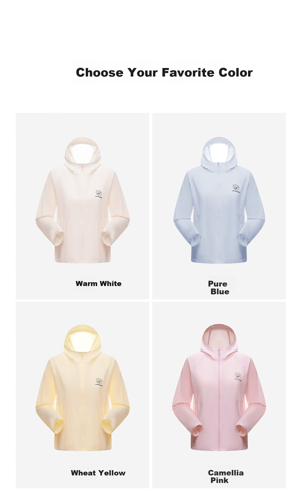Xiongmao [Ice Stick 3.0], Liu Yifei's Same Style Sun Protection, for Men And Women, Spring And Summer New Ice-Cool Breathable Original Yarn UPF90 Jacket 5081 34