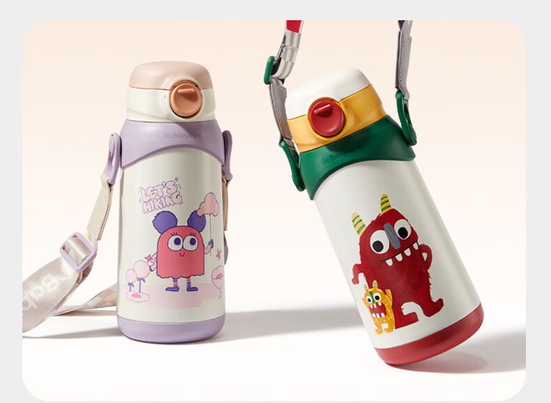 Babycare Children's Insulated Water Bottle Straw Cup Toddler Training Cup 316 Stainless Steel Dual Drinking School Cup 600ml 4