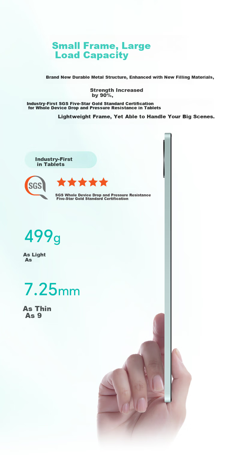 Honor Tablet X10 [National Subsidy] 11-inch Tablet 10100mAh Large Battery Eye Protection Full Screen Learning Space 8+256GB Sky Blue 11