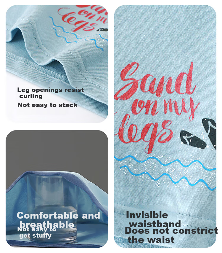 Hodo Children's Pure Cotton Youth Autumn Boxer Shorts for Boys Plus Size Kids Underwear 12