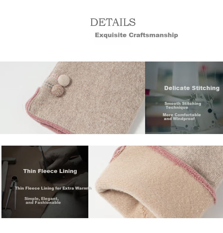 Shanghai Story 100% Wool Embroidered Scarf and Gloves Gift Box Warm Set Autumn Winter Women's Birthday Gift Magnolia 8