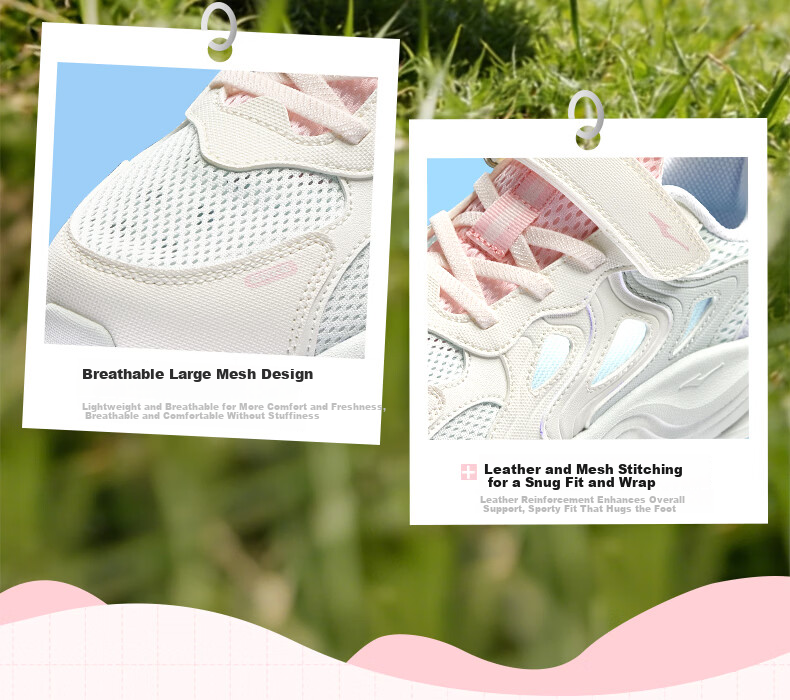 ERKE Kids Unisex Frame Shoes Children's Summer Breathable Creek Sandals Microcrystalline White/Clean Water Color Size 37 30
