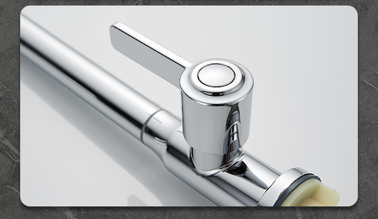 KEGOO Kitchen Single Cold Water Faucet Stainless Steel Elevated Sink Tap K210909 3