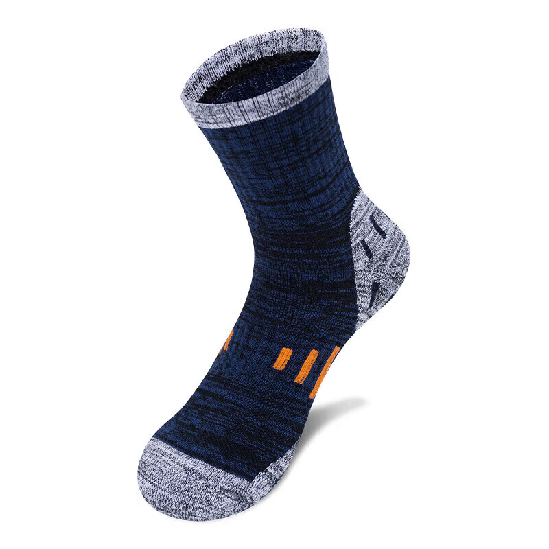 TFO 5th Generation Hiking Socks Durable Outdoor Mountaineering Running Sports Socks B2202474 Men's Dark Blue M
