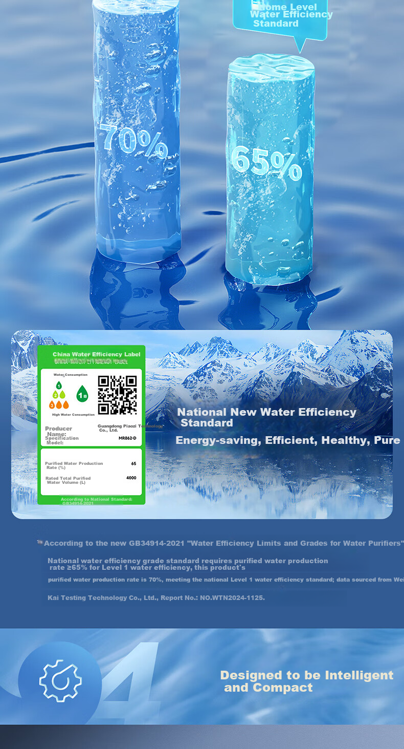 VIOMI Xiaojinglong 3Max 1000G Under-Sink Water Purifier 6-Year Long-Lasting RO Membrane Reverse Osmosis Household High Flow Zero Wastewater Scale Prevention Baby Direct Drinking Water Filter VR1032 10