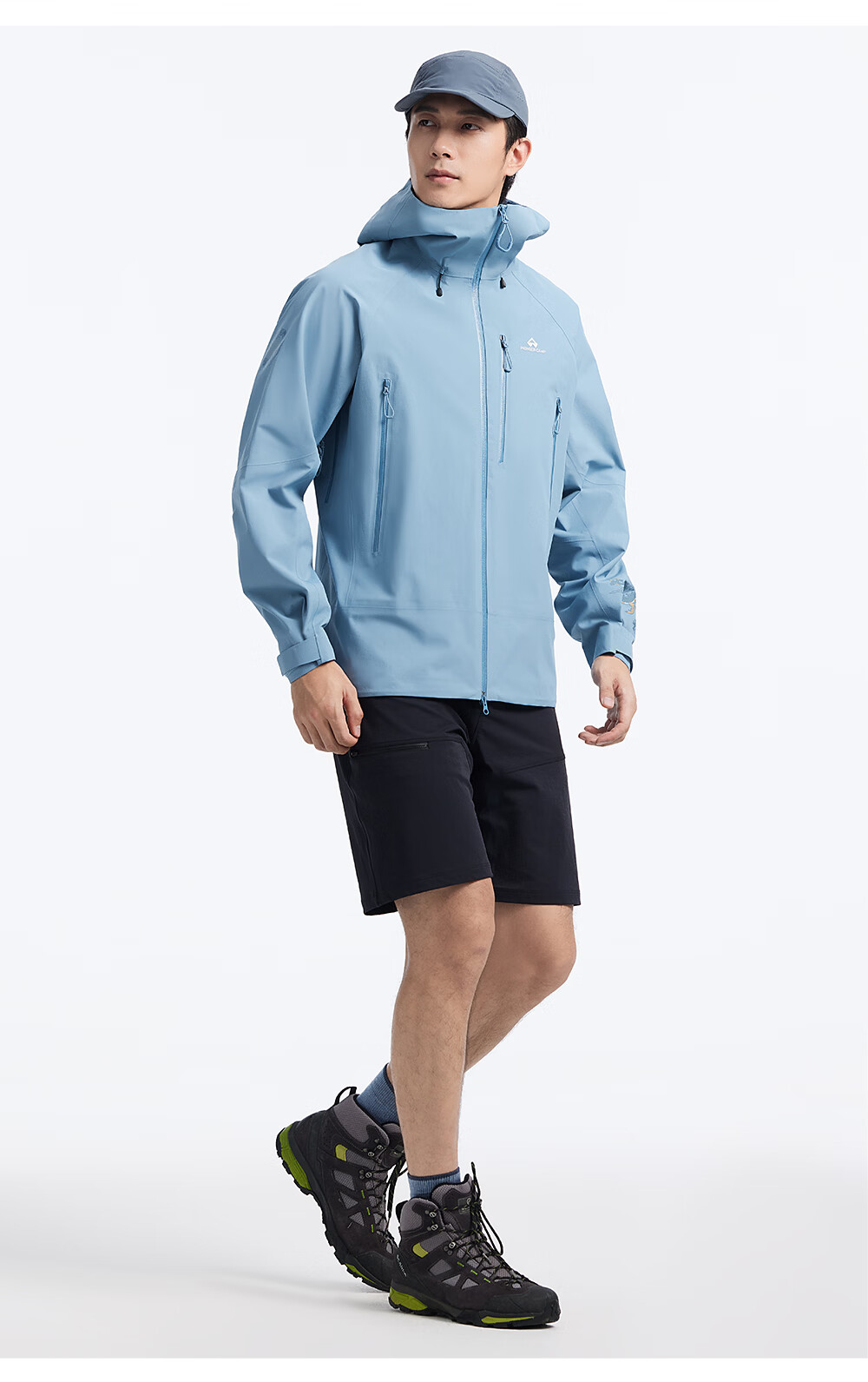 Toread Jin Yi Wei Three-Pocket Men's Softshell Jacket Summer Casual Outdoor Windproof Waterproof Hiking Mountaineering Coat 45