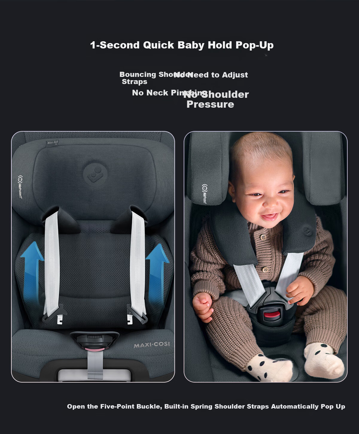 Maxicosi Mica360pro Child Safety Car Seat [ADAC Champion], for Ages 0-4, Infant Car Seat 30