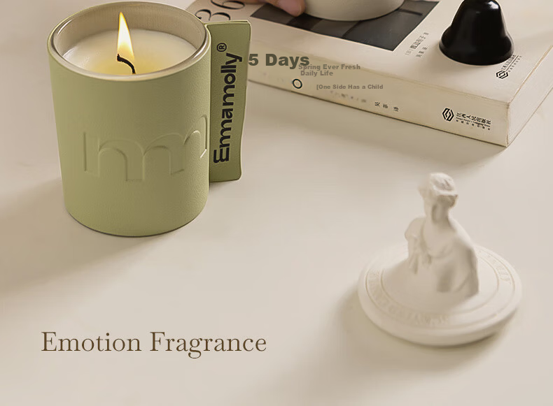 Emma Molly Emotional Confession Aromatherapy Candle 60g Bedroom Bathroom Fragrance Birthday New Year Niche Gift Practical for Women 21