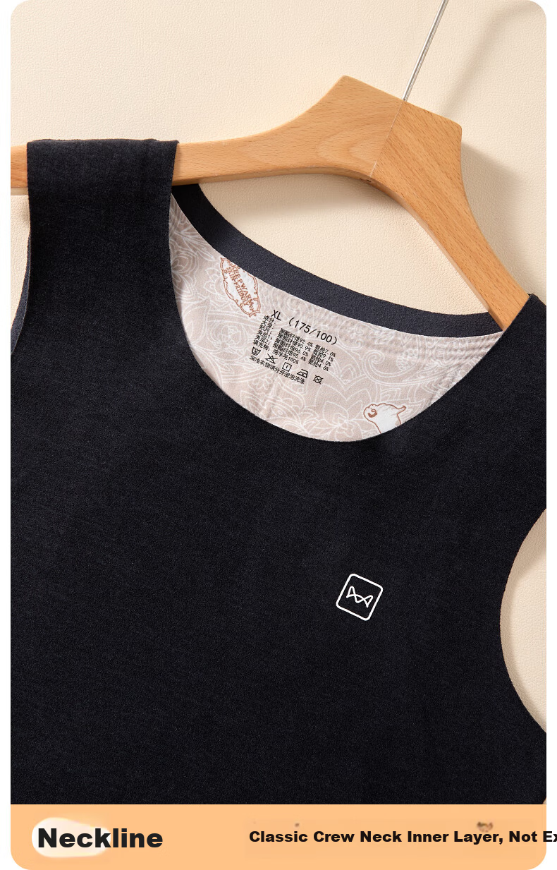MiiOW Seamless Thermal Wool Waist Support Innerwear Fleece-Lined Thickened Vest Sleeveless Jacket Autumn Winter 7