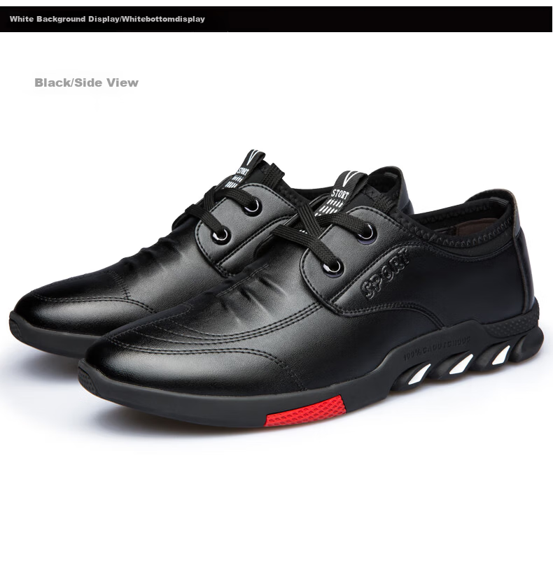 MEXICAN Autumn Winter New Business Casual Men's Dress Shoes British Driving Lightweight DCR113 Black Size 39 7