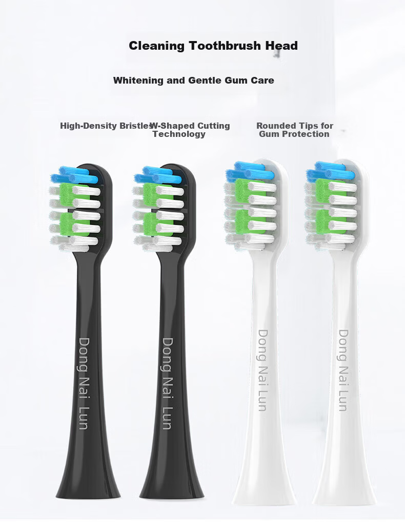 Dongnailun Compatible Huawei Smart Electric Toothbrush Head HUAWEI Hilink Smart Lebooo Libode Cleaning Type White 3