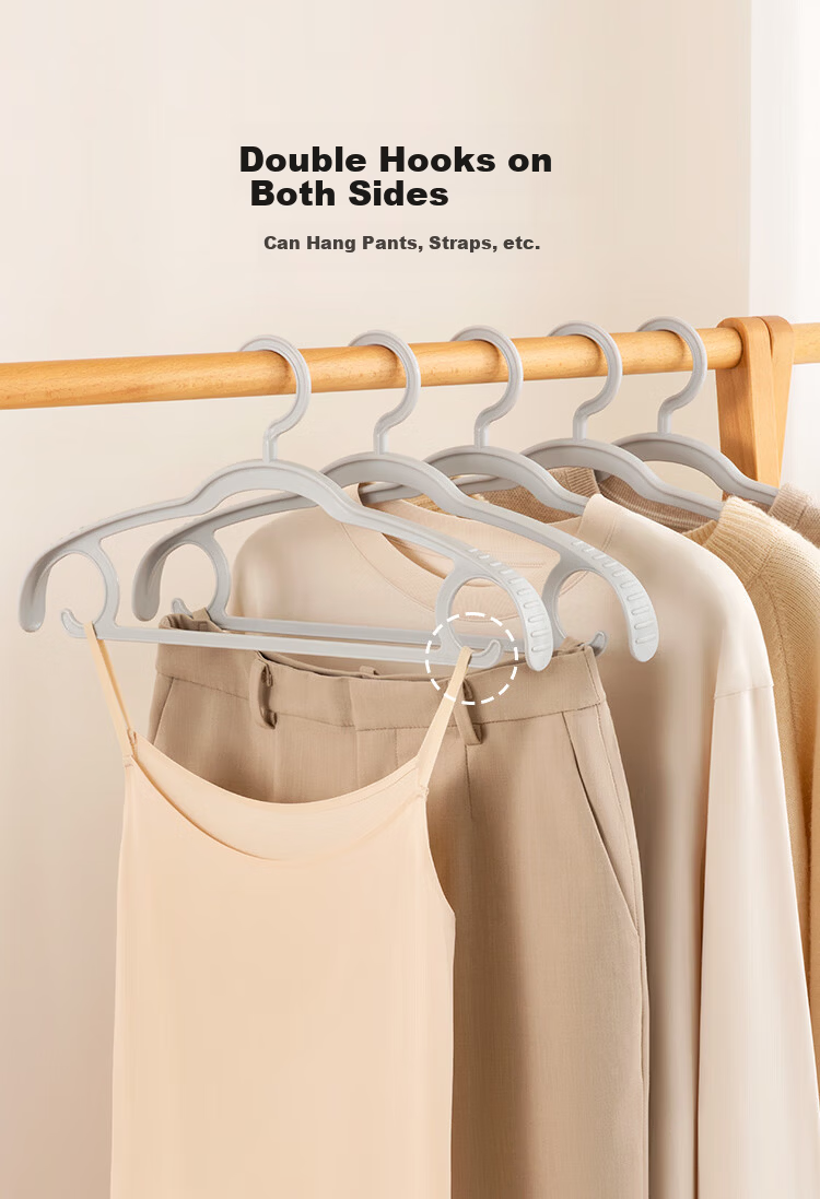 Left Turn Corner Clothes Hanger Wide Shoulder Non-Marking Thickened Anti-Slip Coat Rack Clothes Drying Hanger Prevents Bulging 9
