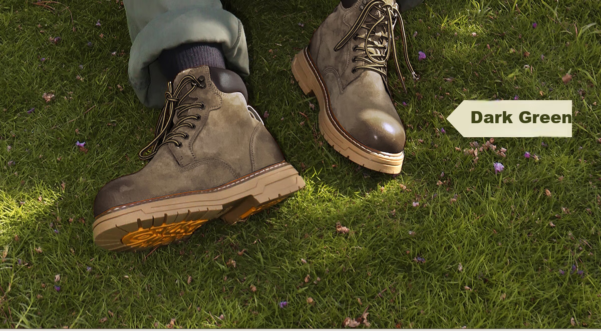 CAMEL Wang Junkai Style Martin Boots High-top Outdoor Workwear Yellow Boots Men GE122W7757T Golden Yellow Size 40 16