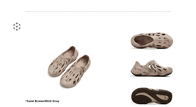 Jordan Shanshendong Men's Sandals 2026 Summer Breathable Hollow Anti-Slip Soft Sole Beach Slippers 31