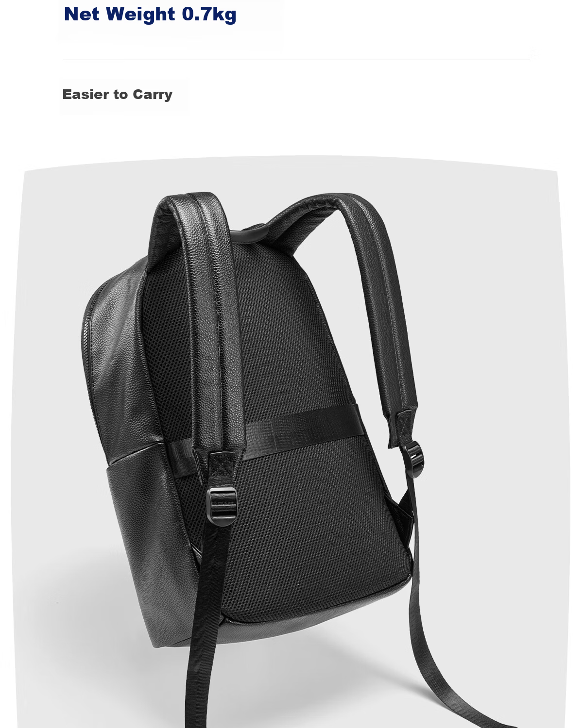 HLA Men's Large Capacity Waterproof Casual Commuter Business Travel 16-inch Laptop Backpack Student School Bag 9