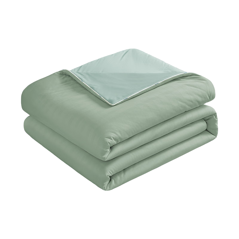 HLA 7A Antibacterial Knitted Summer Quilt Air Conditioning Quilt Summer Cooling Quilt Core Mint Green 150*200cm