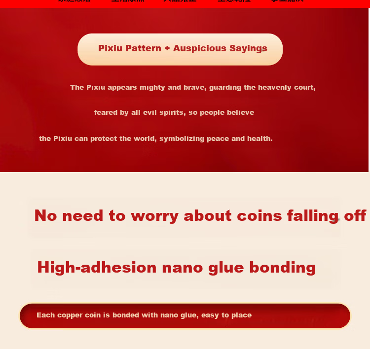 Bin Yue Five Emperor Coins Door Threshold Stone Safety Copper Coins 12