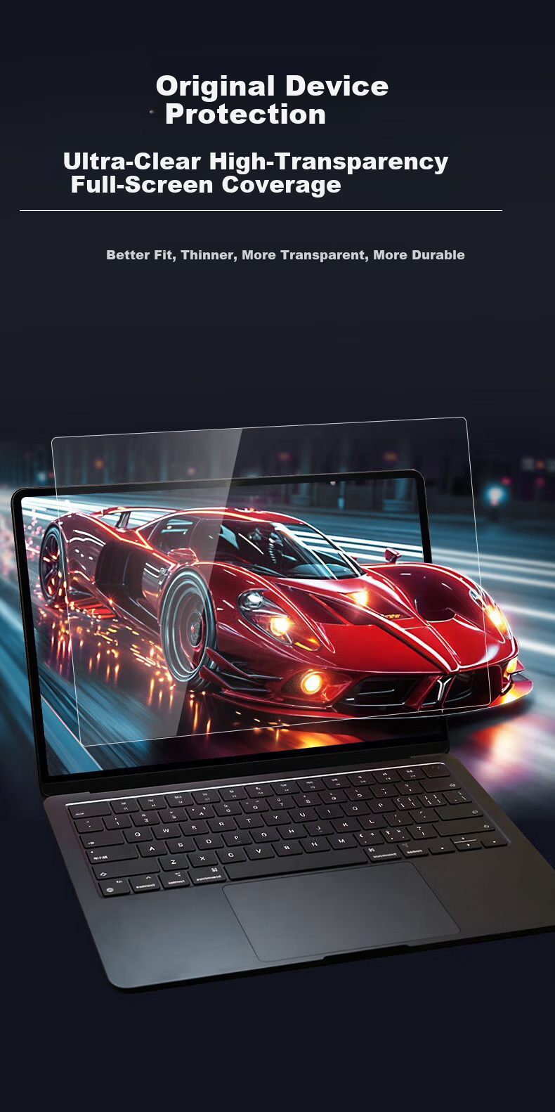 Jiasu 16-Inch (16:10) High-Definition Screen Protector for Legion/Tianxuan 7/7 Pro/Mechanical Revolution/Canglong/Jiaolong Alienware Laptop Screen Film 3
