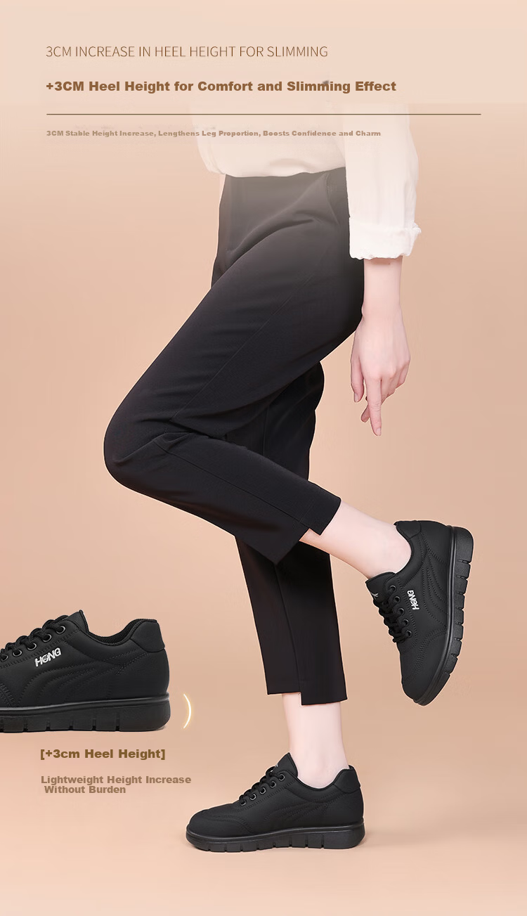 Red Dragonfly Women's Casual Autumn Flat Breathable Outdoor Sports Shoes WTB353341 Black Size 39 4