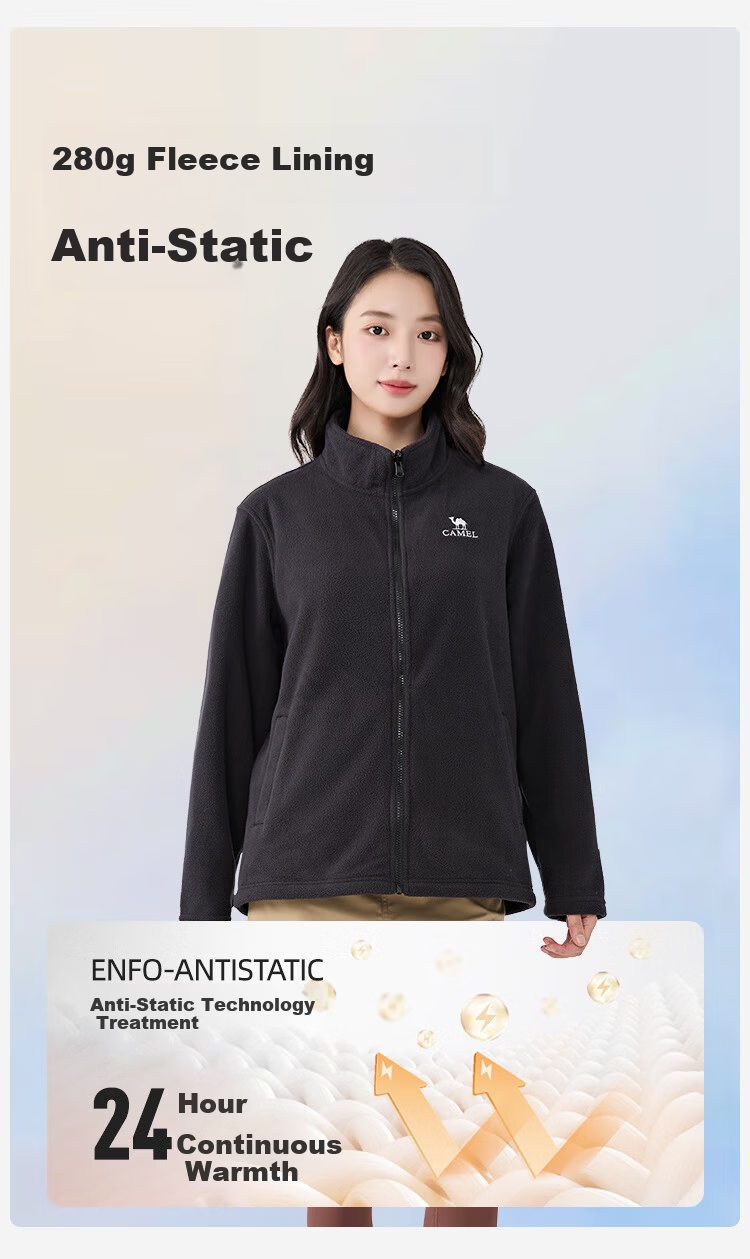 CAMEL Outdoor 3-in-1 Waterproof Windproof Hiking Mountaineering Jacket Unisex 2025 A35CA45253 M 7